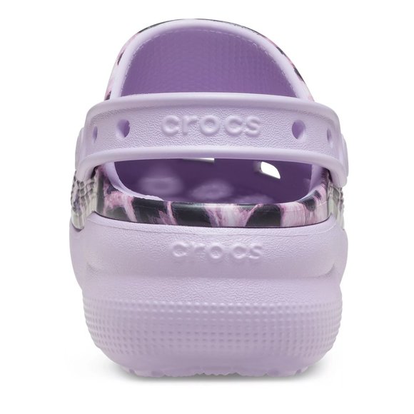 CROCS Classic Lavender Leopard Animal Print Cutie Clogs, size 5 - Picture 6 of 9